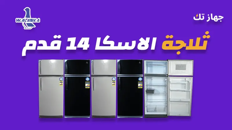ثلاجة ألاسكا 14.5 قدم