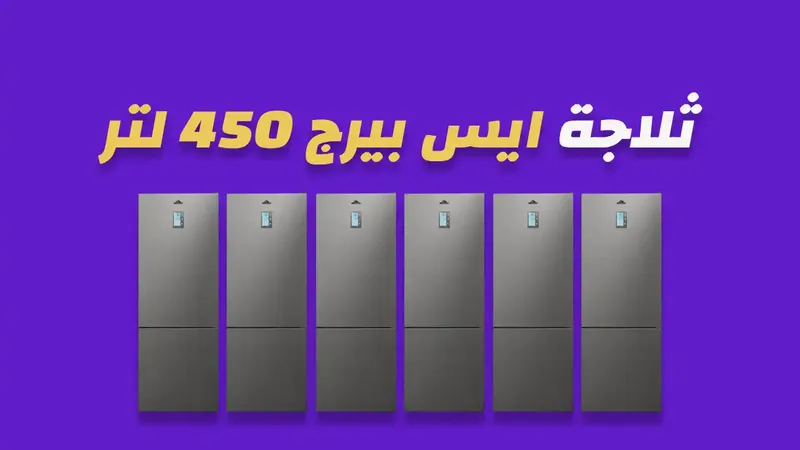 ثلاجة ايس بيرج 450 لتر